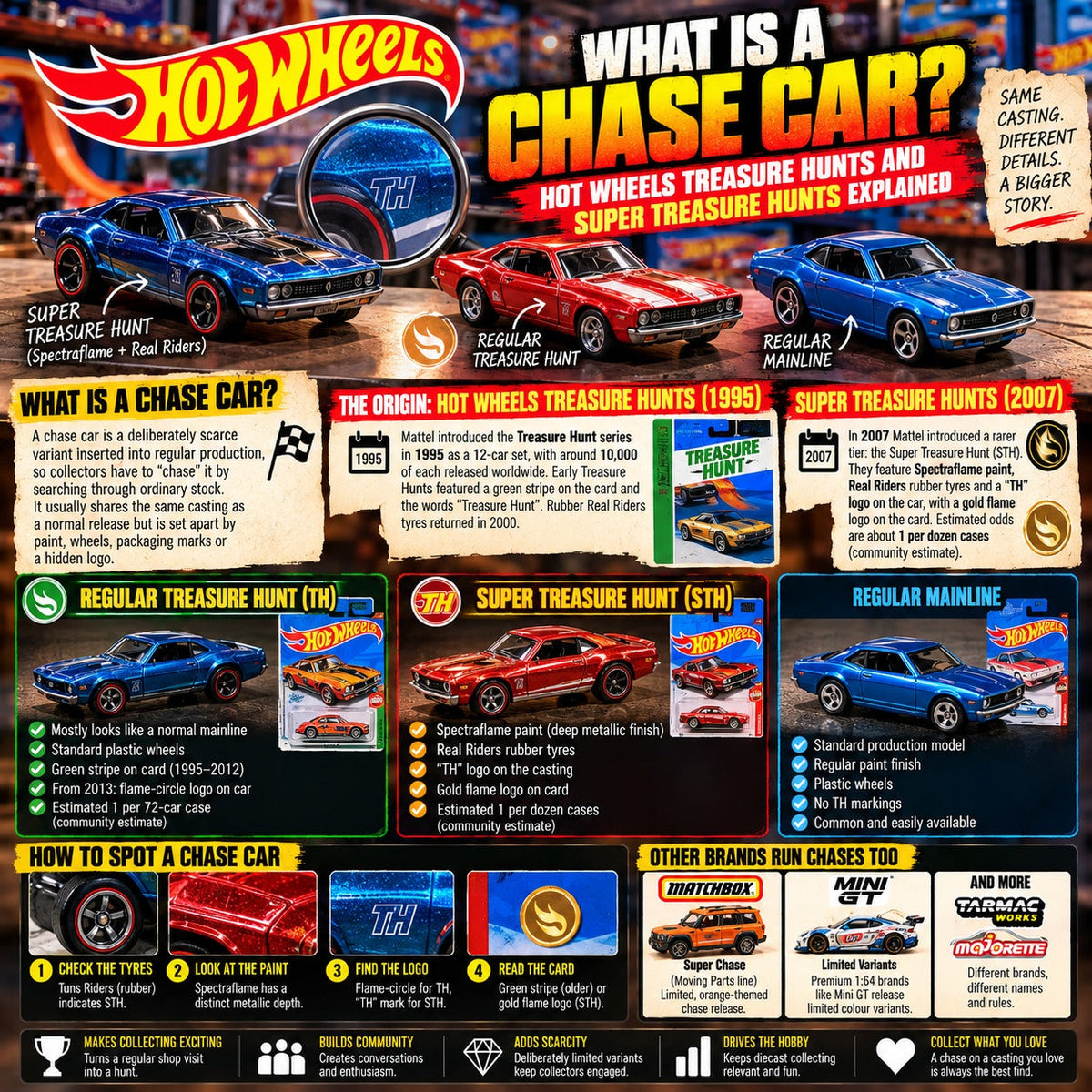 What Is a Chase Car? Hot Wheels Treasure Hunts and Super Treasure Hunts Explained