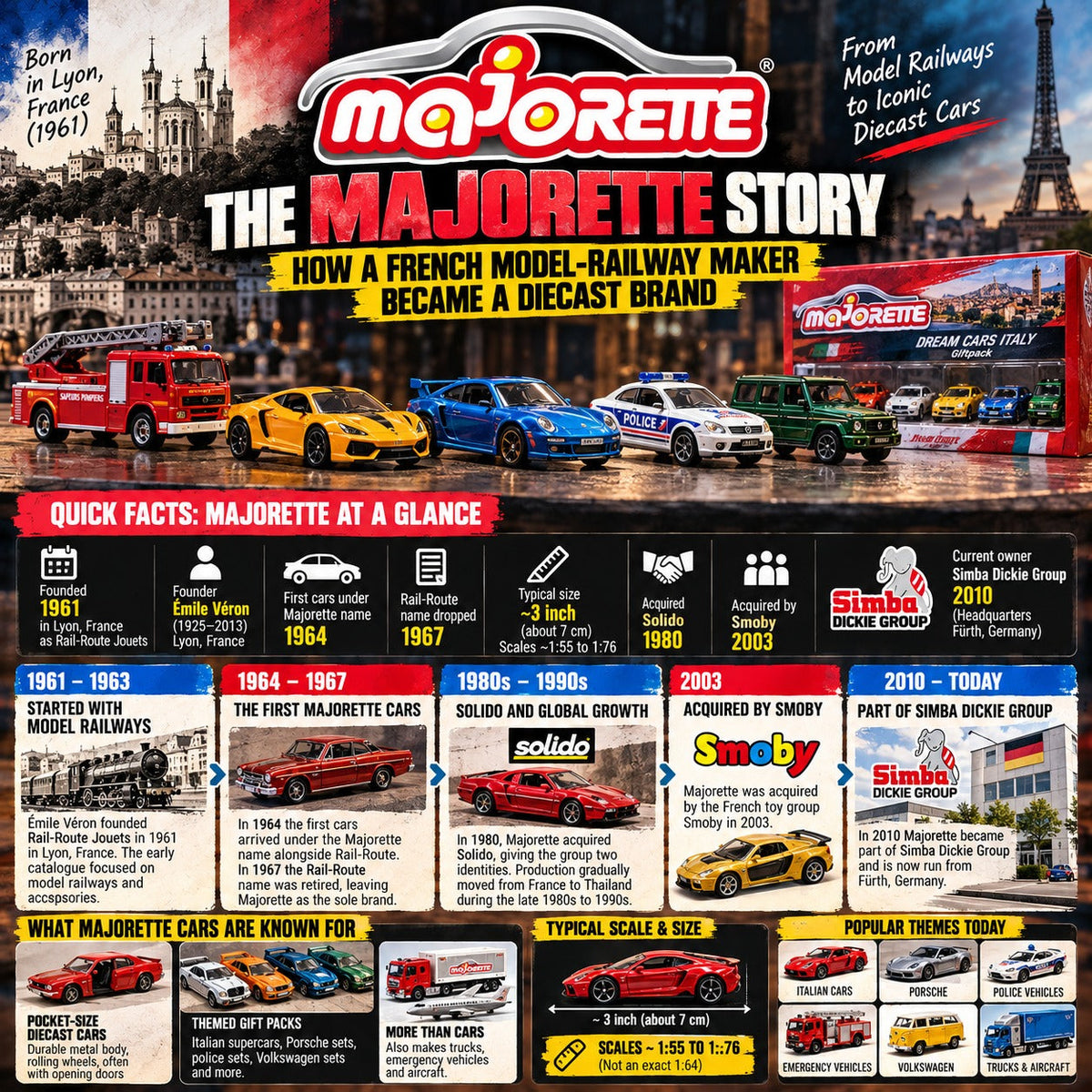 The Majorette Story: How a French Model-Railway Maker Became a Diecast Brand