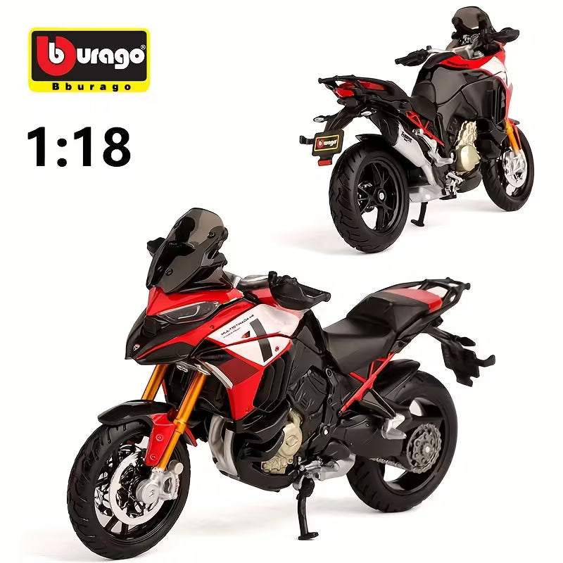 Bburago - 1 : 18 Diecast Scale Model -  Official Licensed Product - Ducati Multistrada V4