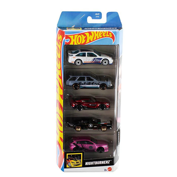 Hot Wheels Nightburnerz 2025 - Set of 5 Vehicles Exclusive Collection