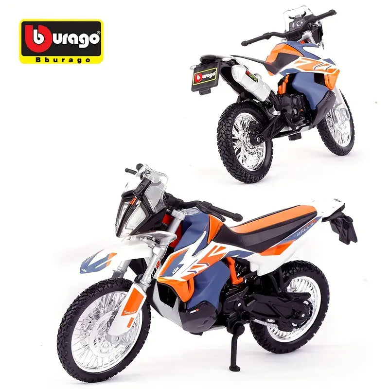 Bburago - 1 : 18 Diecast Scale Model -  Official Licensed Product - KTM 790 Adventure R Rally