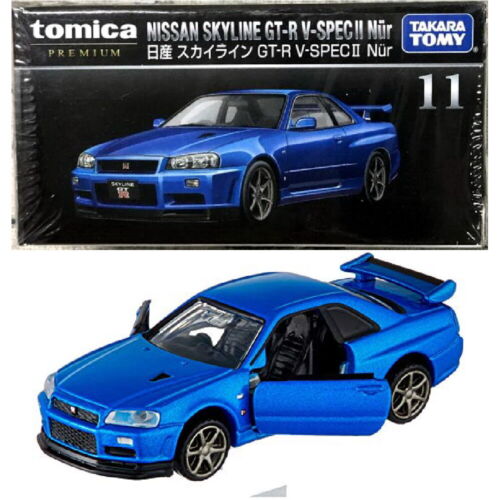 Takara Tomy Tomica Premium Scale 1 : 64 - 11 Nissan Skyline GT-R V-Spec II Nür