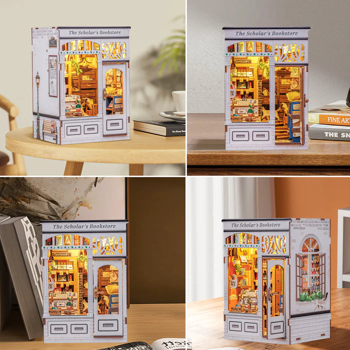 CUTEBEE DIY Book Nook Kit -  The Scholar's Bookstore