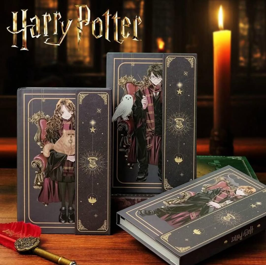 Harry Potter Themed Magnetic Hardbound Planner Journal (Select From Drop Down Menu)