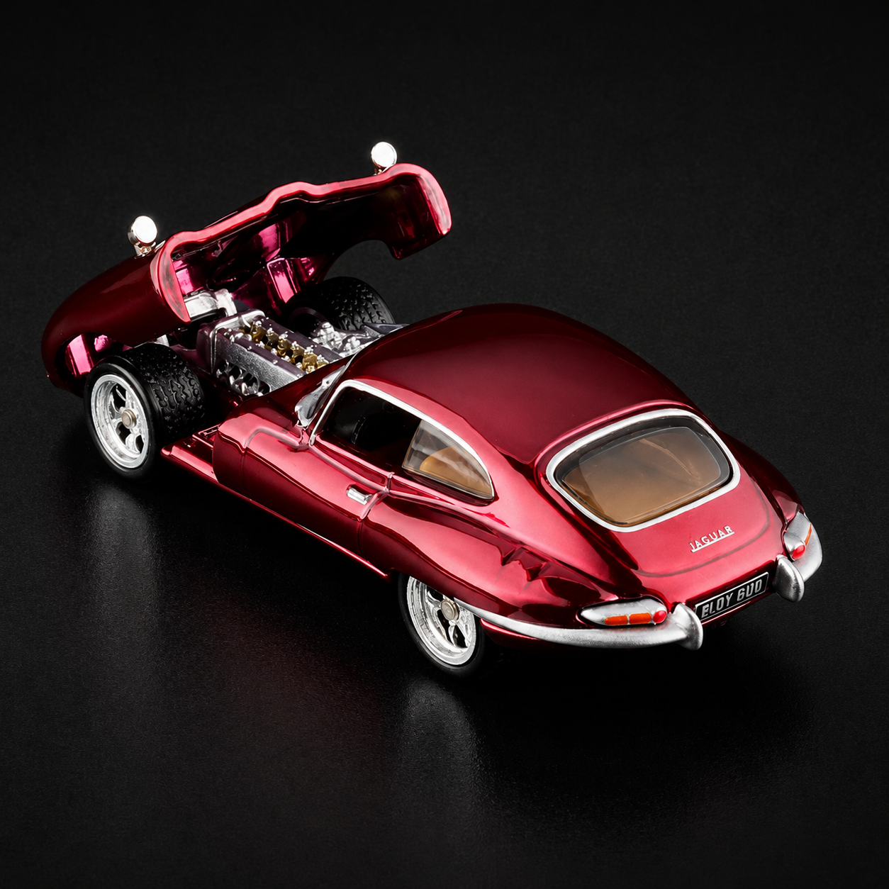 Hot Wheels RLC Exclusive 1964 Jaguar E-Type 1:64 diecast car - detail view