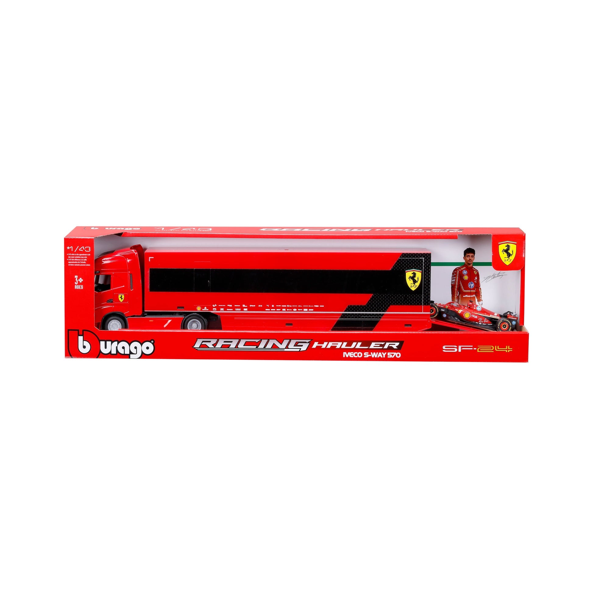 Official Bburago Ferrari SF90 Stradale Red/Black 1:64 Diecast