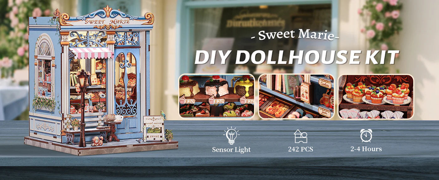 CUTEBEE DIY Book Nook Kit -  Sweet Marie