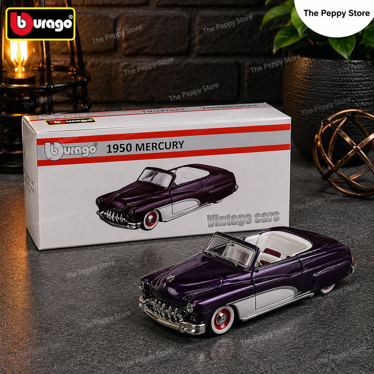 Official Bburago 1950 Mercury - 1 : 64 Diecast Scale Model