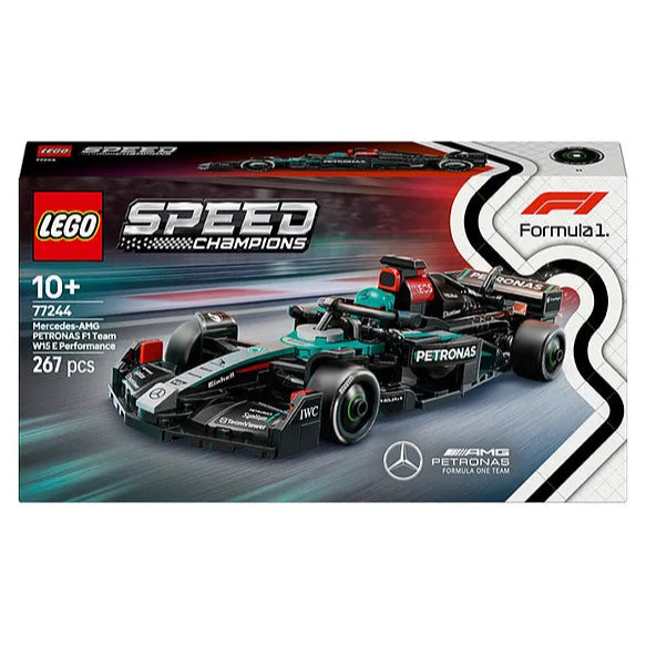 Lego Speed Champions Formula F1 Racing Car 77244 Mercedes AMG PETRONAS F1 Team W15 E Perfoemance  - 267 pcs