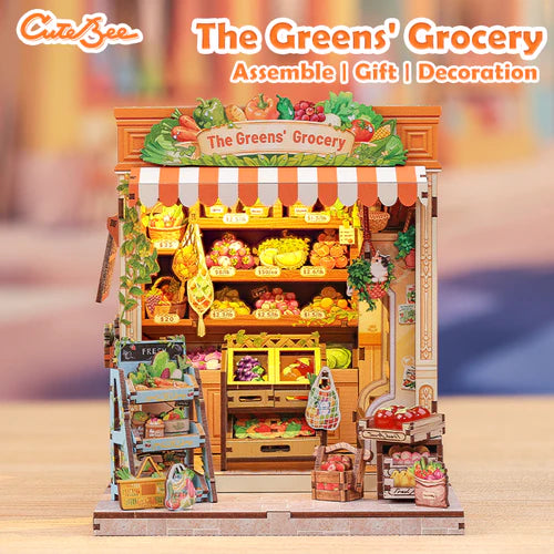 CUTEBEE DIY Book Nook Kit - The Greens' Grocery