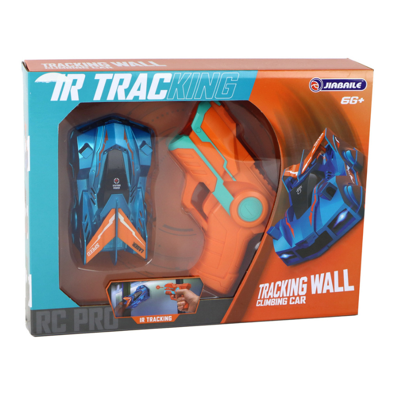 IR Tracking Wall Climbing Remote Control Car with Handheld Controller | Rechargeable Anti-Gravity Racing Car