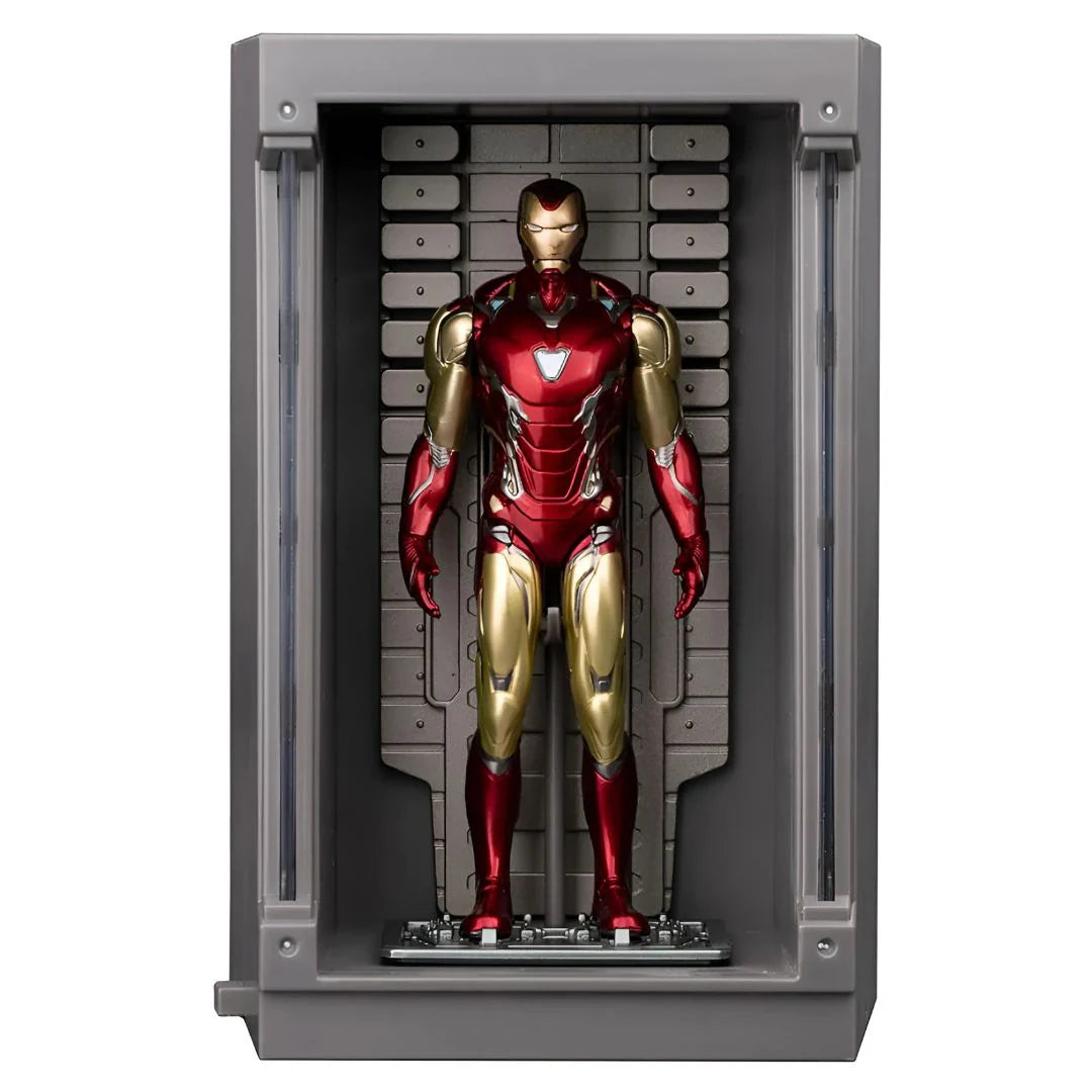 Marvel Studios : The Infinity Saga Mark 85 MK85 4 Inch Scale Iron Man Collection Figures - Light-Up Display Chamber by ZD Toys