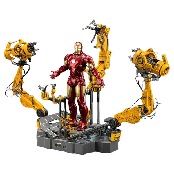 Marvel Studios The Avengers : The infinity Saga iron Man Mark 4 MK04 1:10 Scale Collection Suit-up Gantry Figure by ZD Toys
