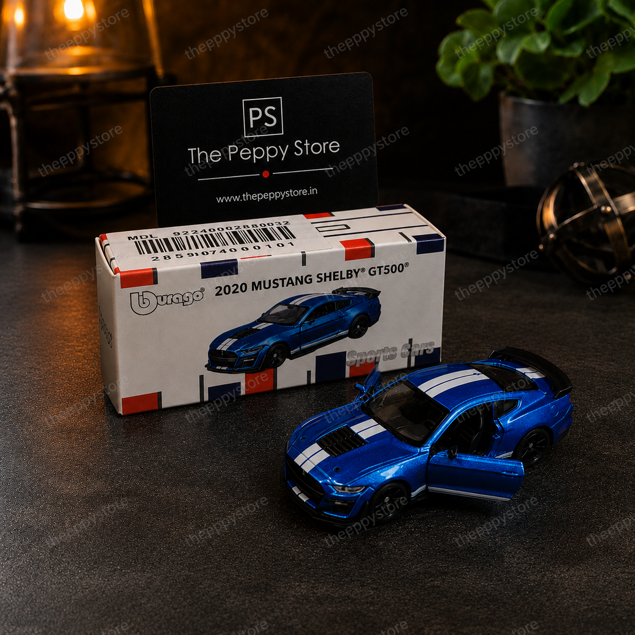 Official Bburago 2020 Mustang Shelby GT500 - 1 : 64 Diecast Scale Model
