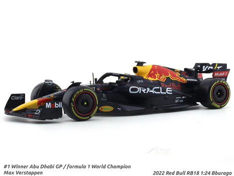 Bburago - 1 : 24 Diecast Scale Model - 2022 Red Bull RB18 #1 Max Verstappen