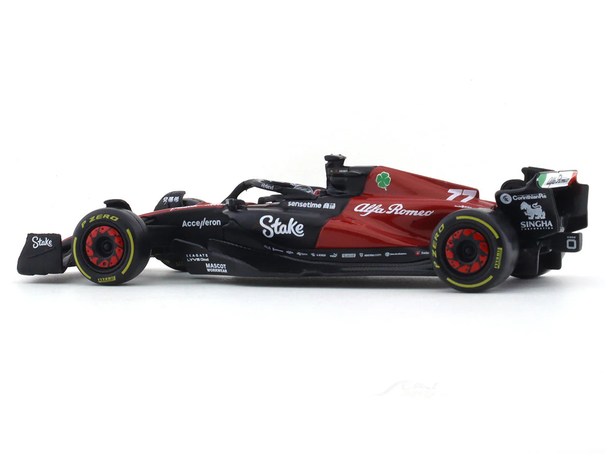 Bburago - 1/43 Scale Model 2023 Alfa-Romeo C43 Stake team Valterri Bottas Formula 1