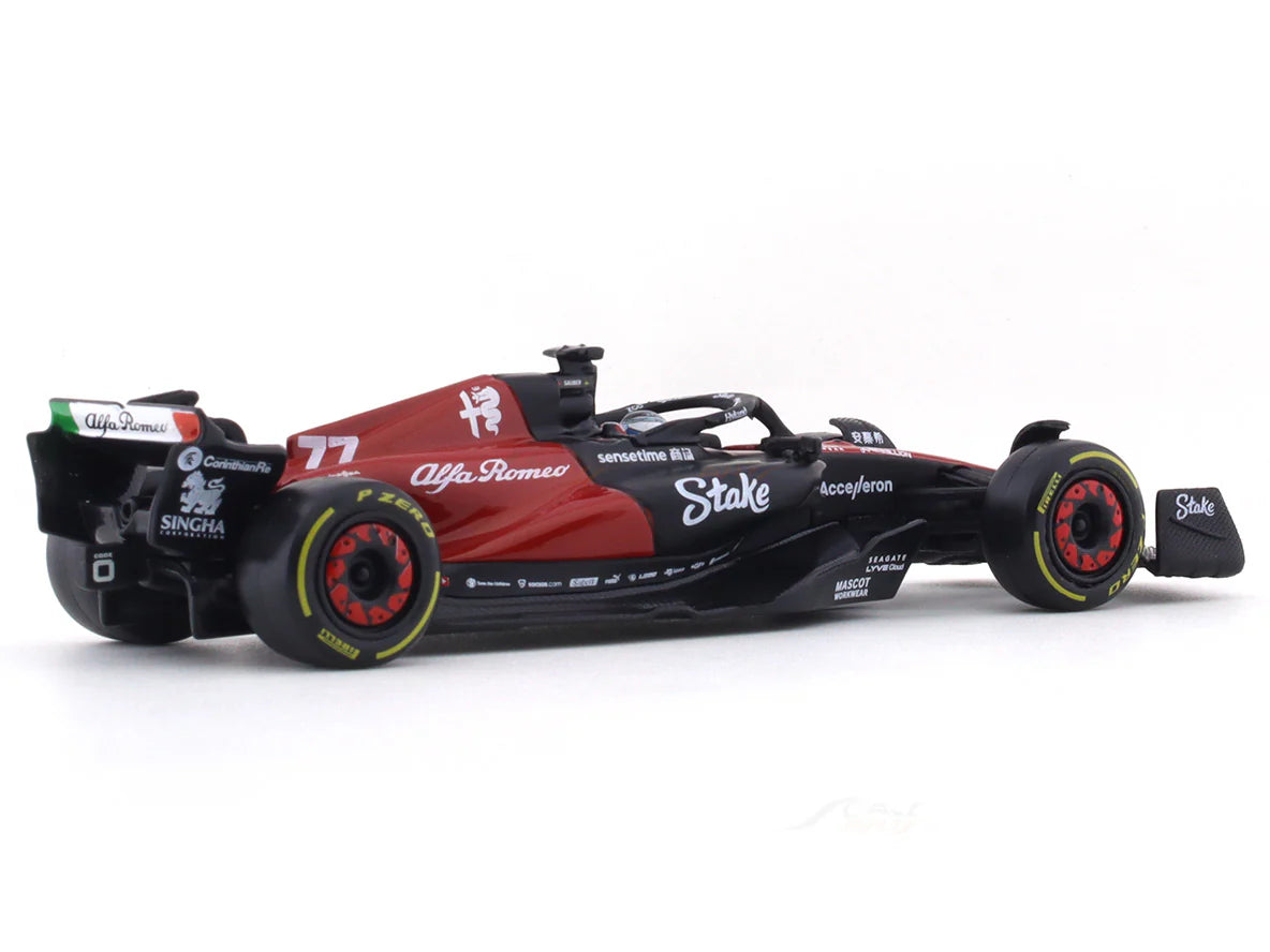 Bburago - 1/43 Scale Model 2023 Alfa-Romeo C43 Stake team Valterri Bottas Formula 1 - (No Cash On Delivery Allowed On This Product