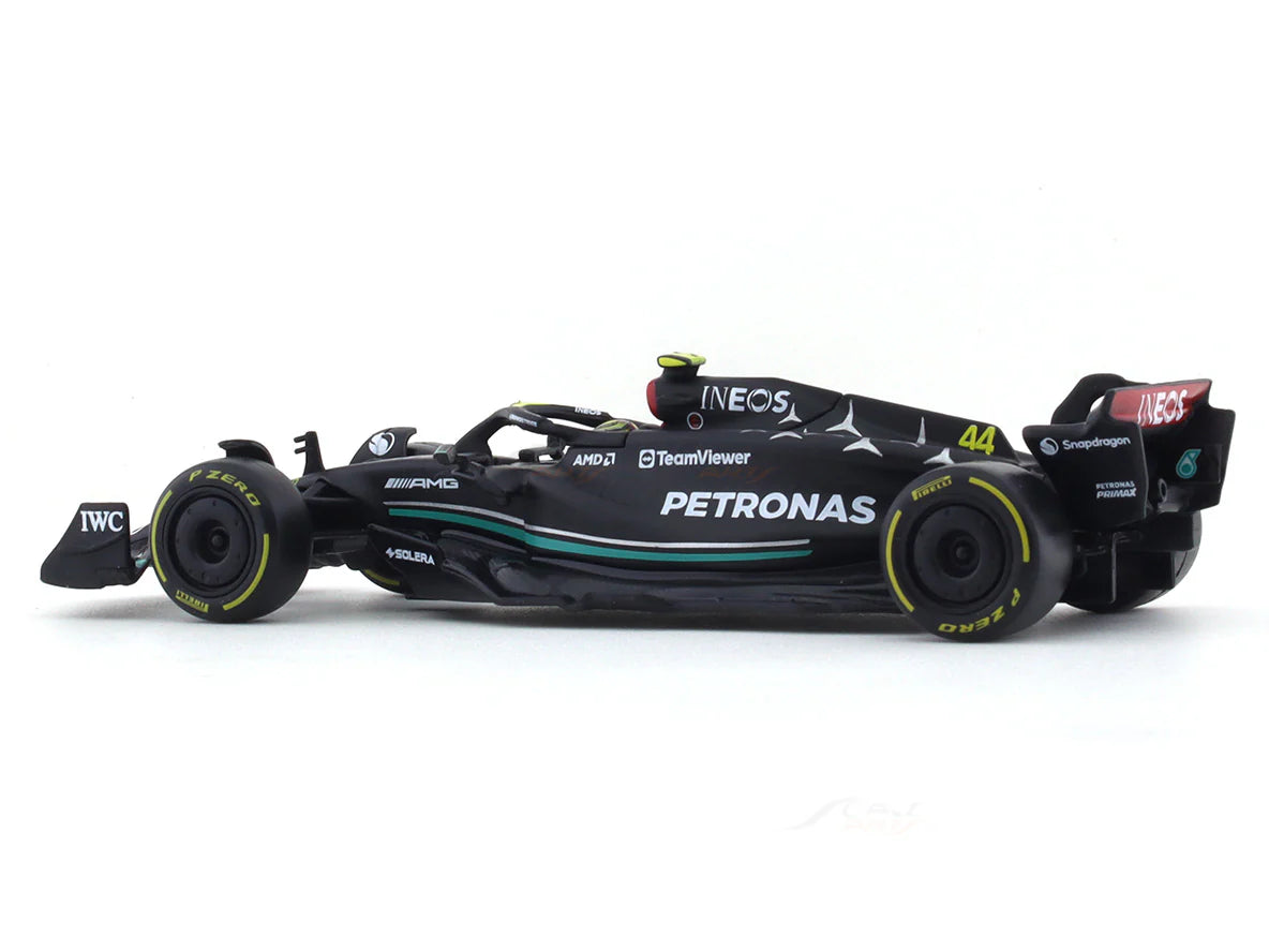 Bburago - 1/43 Scale Model 2023 Mercedes-AMG W14 E Performance #44 Lewis Hamilton - (No Cash On Delivery Allowed On This Product)