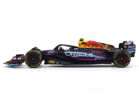 Bburago - 1/43 Scale Model - RedBull racing RB19 2023 Sergio Perez Miami GP Formula 1 Diecast Car Model(No Cash On Delivery Allowed) On This Product)