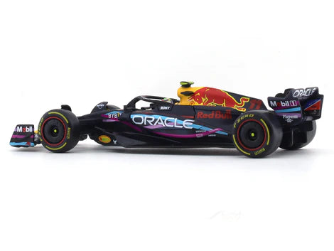 Bburago - 1/43 Scale Model - RedBull racing RB19 2023 Sergio Perez Miami GP Formula 1 Diecast Car Model(No Cash On Delivery Allowed) On This Product)