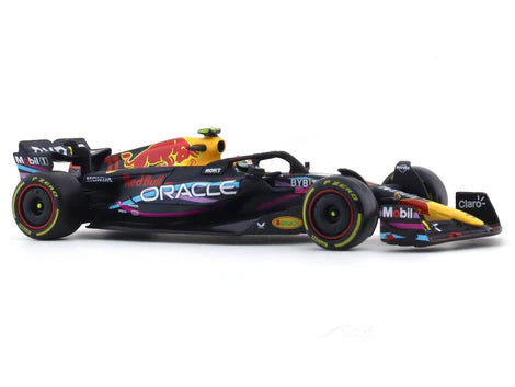 Bburago - 1/43 Scale Model - RedBull racing RB19 2023 Sergio Perez Miami GP Formula 1 Diecast Car Model(No Cash On Delivery Allowed) On This Product)