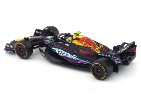 Bburago - 1/43 Scale Model - RedBull racing RB19 2023 Sergio Perez Miami GP Formula 1 Diecast Car Model(No Cash On Delivery Allowed) On This Product)