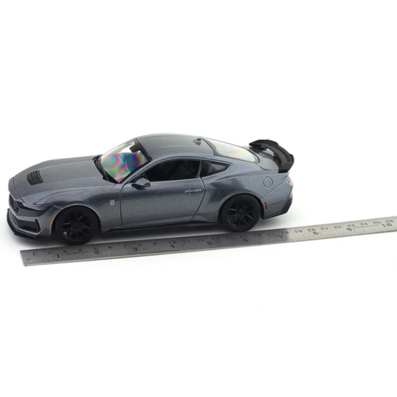 2024 Ford Mustang Dark Horse Grey – Maisto 1:24 Diecast Scale Model Car