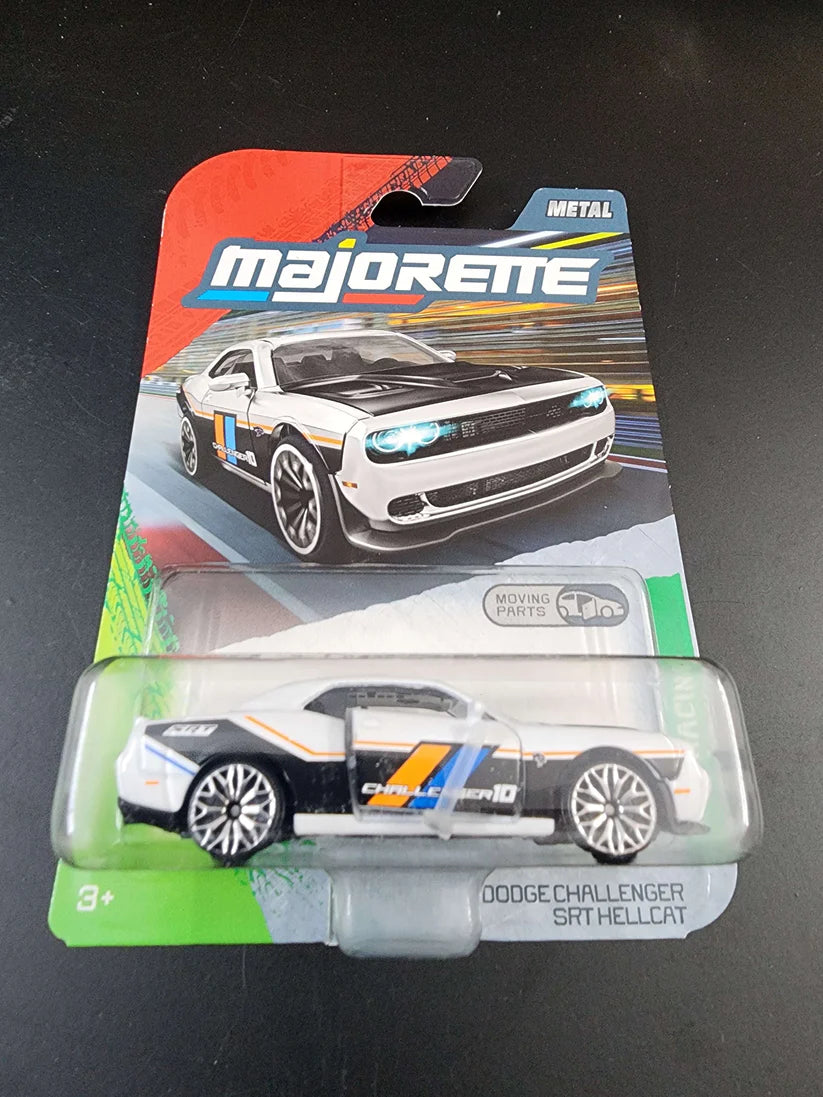 Majorette 1:64 Scale Racing Premium Diecast Car Model - Dodge Challenger SRT Hellcat