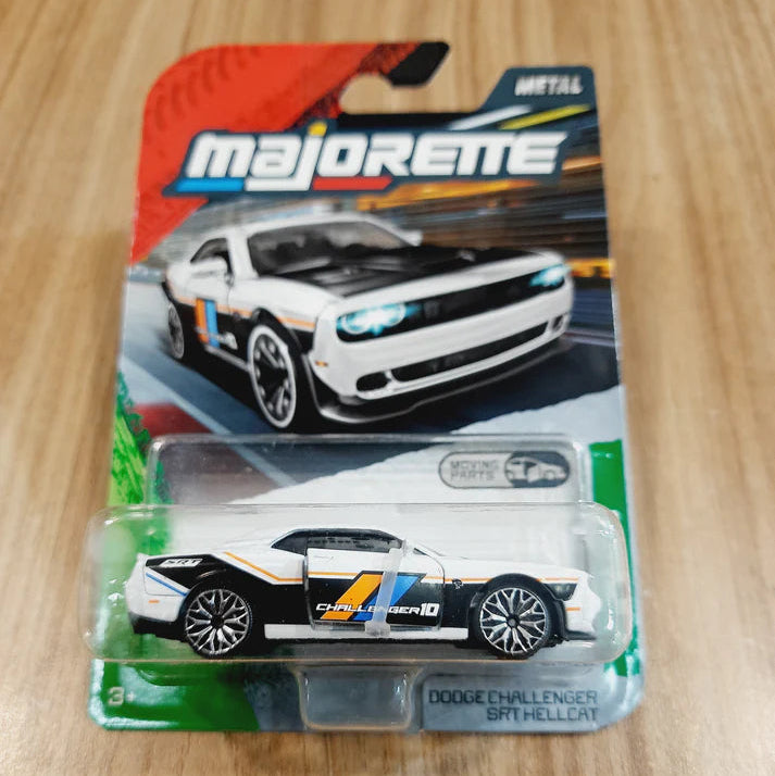 Majorette 1:64 Scale Racing Premium Diecast Car Model - Dodge Challenger SRT Hellcat