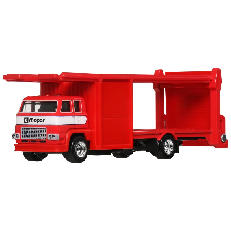 Hot Wheels 1:64 Car Culture Team Transport - '73 Plymouth Duster Second Story Lorry Plus Kool Kombi Combo