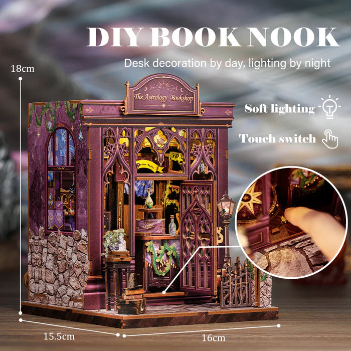 CUTEBEE DIY Book Nook Kit - The Astrology Bookshop