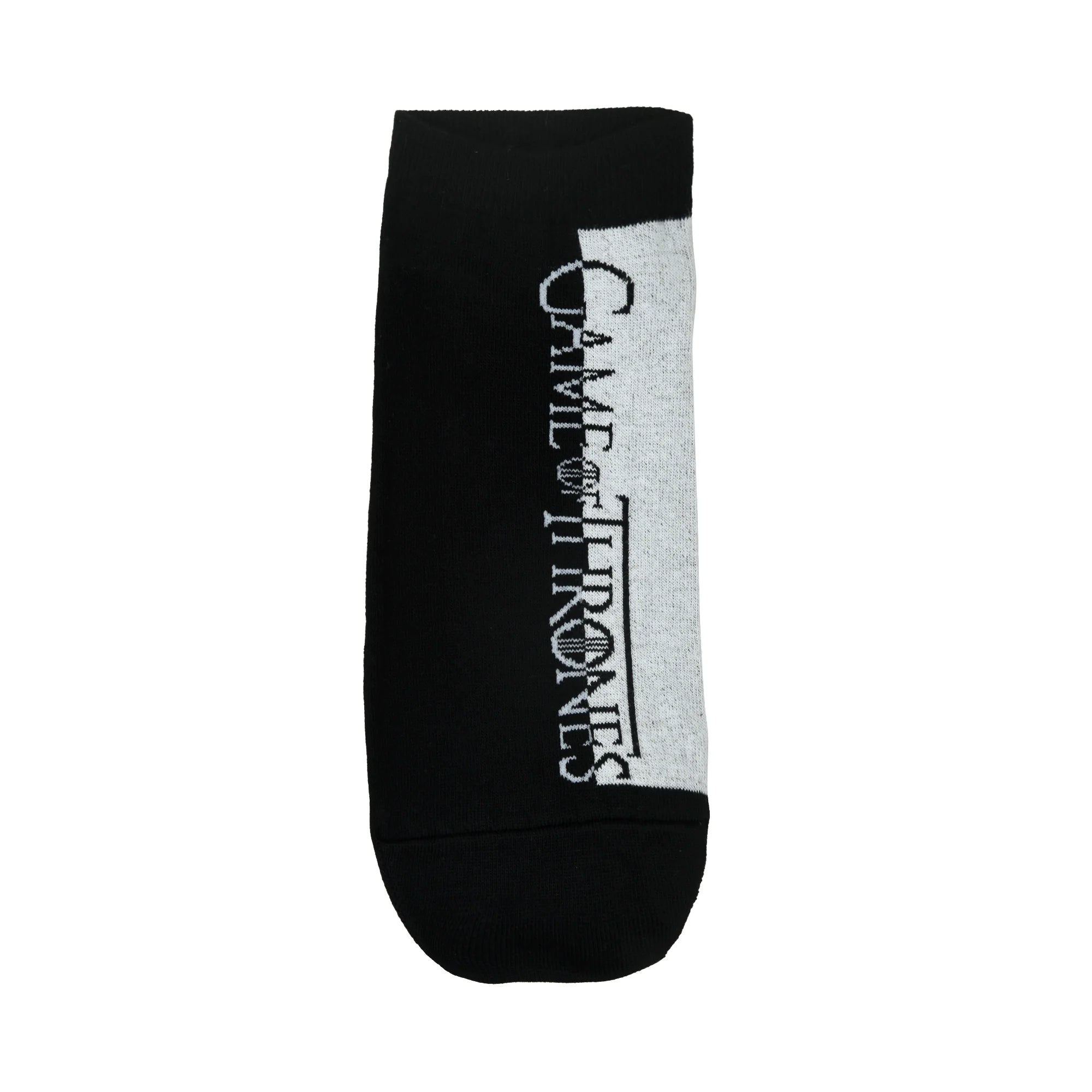 Game Of Thrones The Night's Watch Ankle Length Socks For Men  - Black And Grey