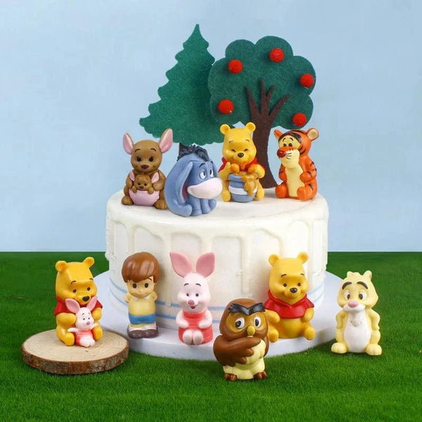 Winnie = The Pooh Set Of 10 Figures - ThePeppyStore