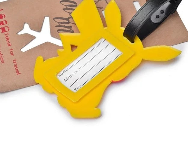 Pokemon Pikachu Luggage Tag / Bag Tag