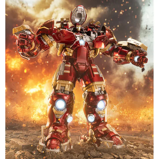 Marvel iron Man Mark 44 MK44 1:10 Scale Hulkbuster Collectible Action Figure With LED Light Function by ZD Toys