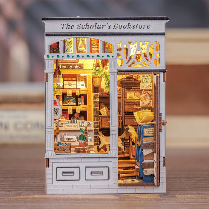 CUTEBEE DIY Book Nook Kit -  The Scholar's Bookstore