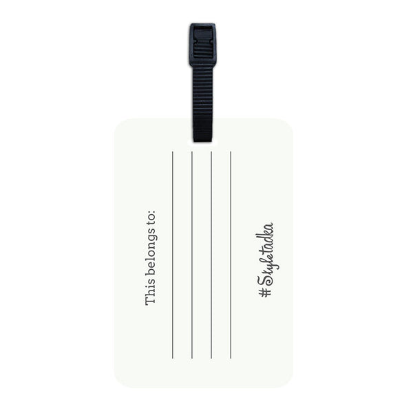 Bad Manners Vacation Luggage tag