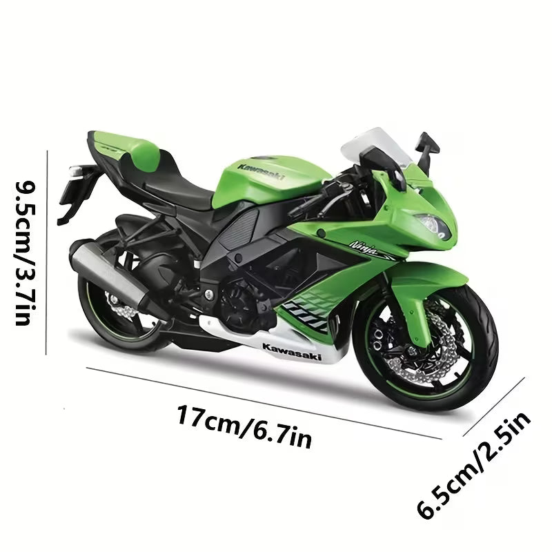 Maisto - 1 : 12 Diecast Scale Model - Official Licensed Product - KAWASAKI NINJA ZX 1OR
