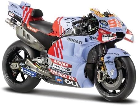 Maisto - 1 : 18 Diecast Scale Model - Official Licensed Product - Team Gresini Racing Moto GP Season 2024 #93 Marc Marquez