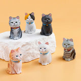 Cute Cat Figures (Set of 6)