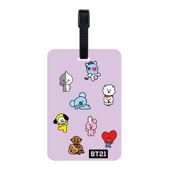 Bt21 All 8 Character Luggage Tag