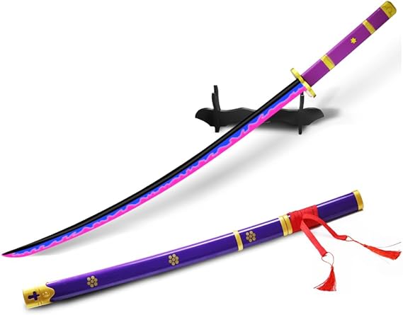 Life size Led Zoro Enma Voilet Sword katana  104 cm Usb Chargeable (No Cash on delivery on this product)- Prepaid Orders Only