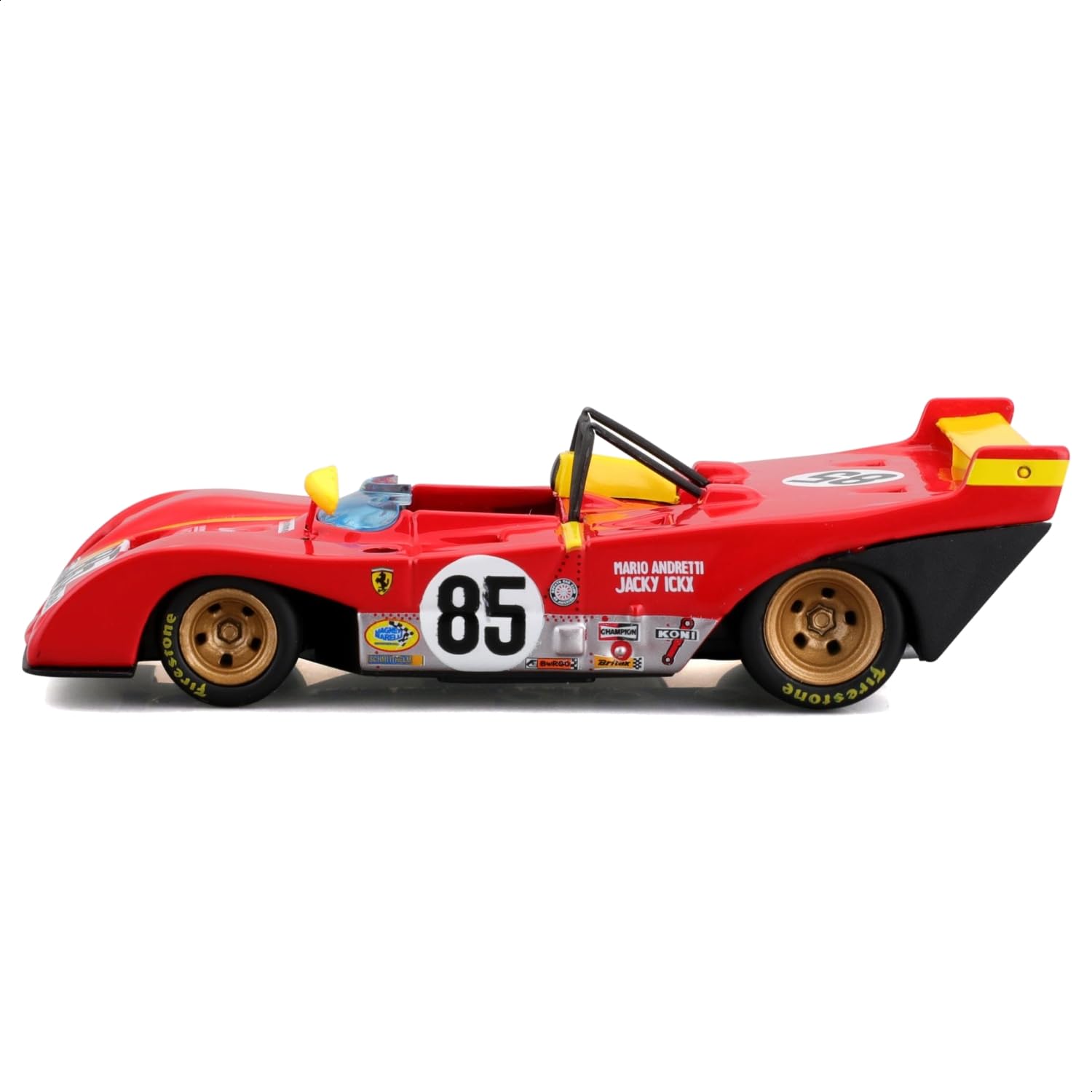 Official Bburago Ferrari Racing 312 P 1972 - Scale 1 : 43 Diecast Scale Model