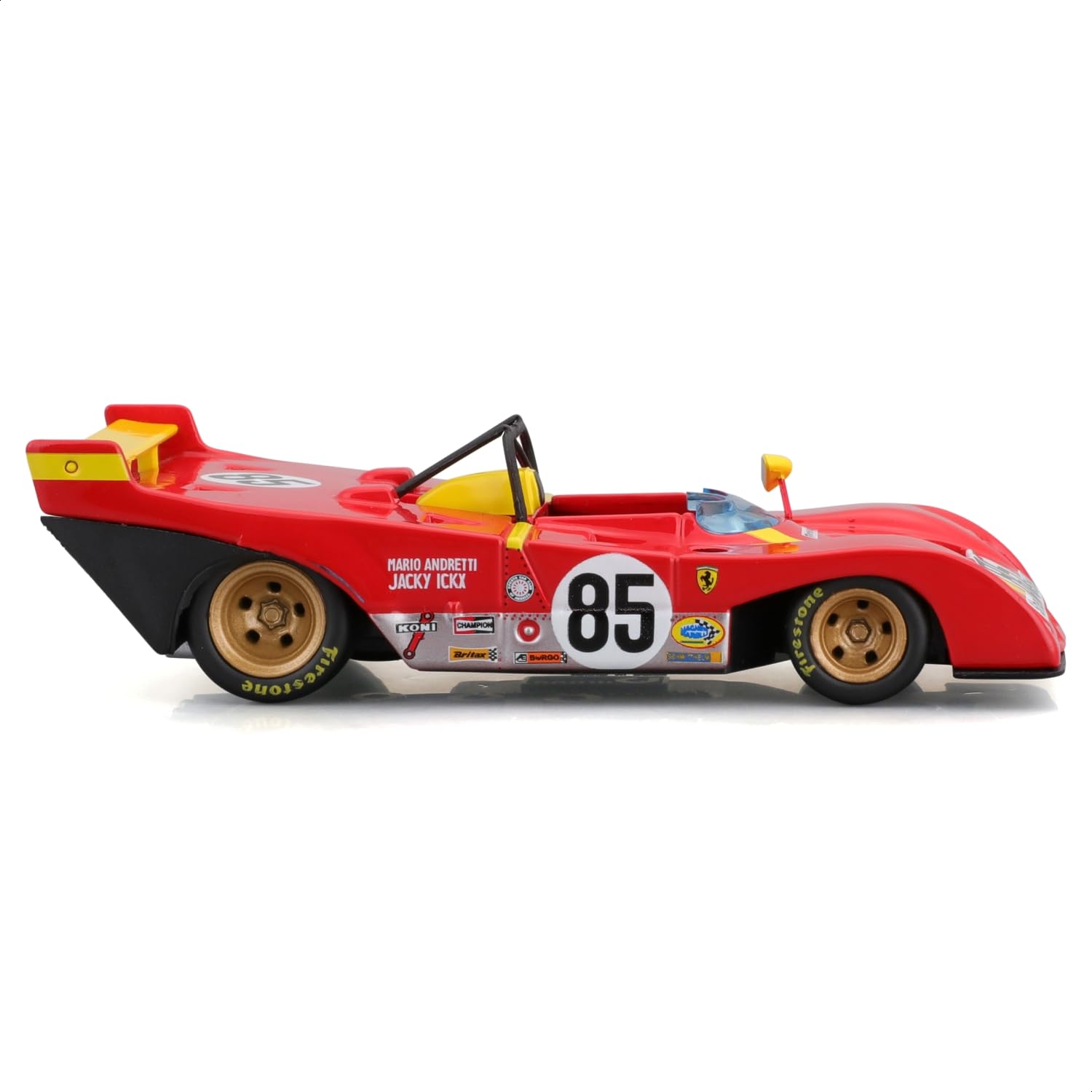 Official Bburago Ferrari Racing 312 P 1972 - Scale 1 : 43 Diecast Scale Model