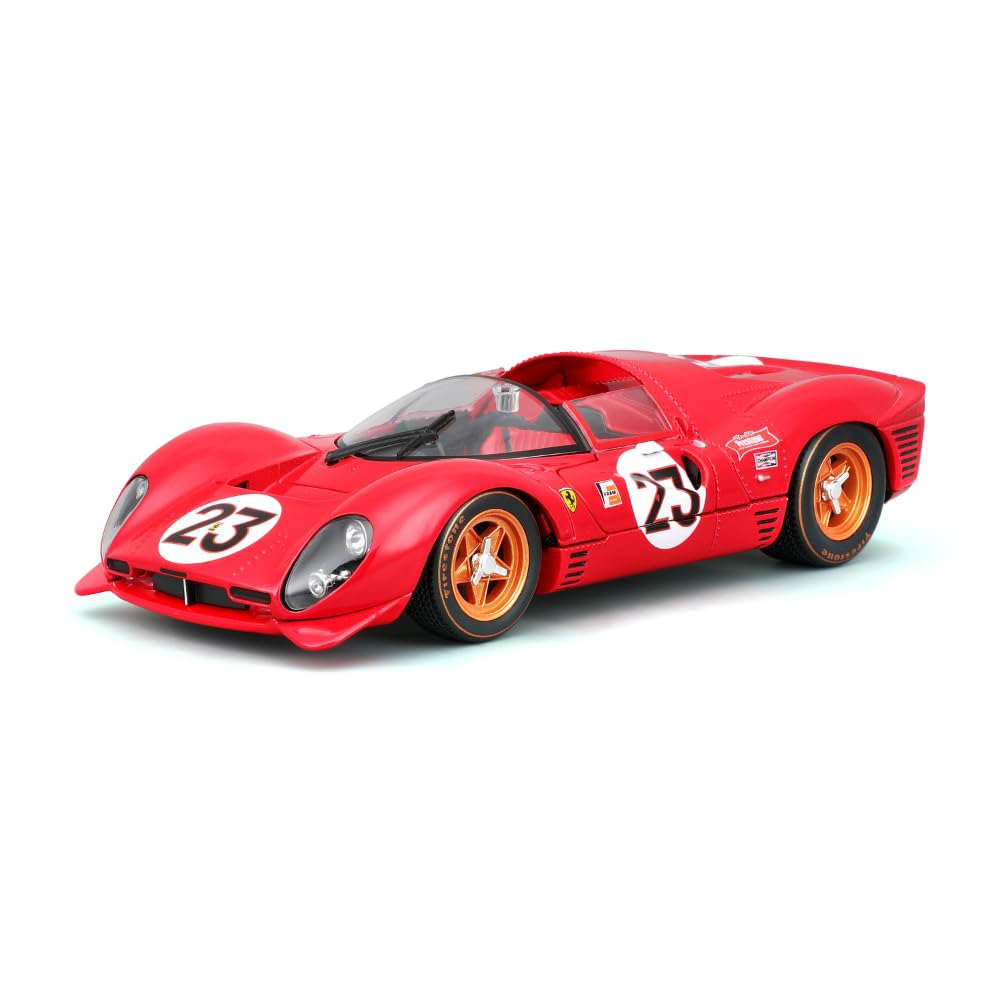 Bburago - 1 : 24 Diecast Scale Model -  Official Licensed Product - Ferrari 330 P4 Daytona 1967