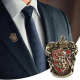Set of 5 - All Hogwarts Houses & House Crest Brooch