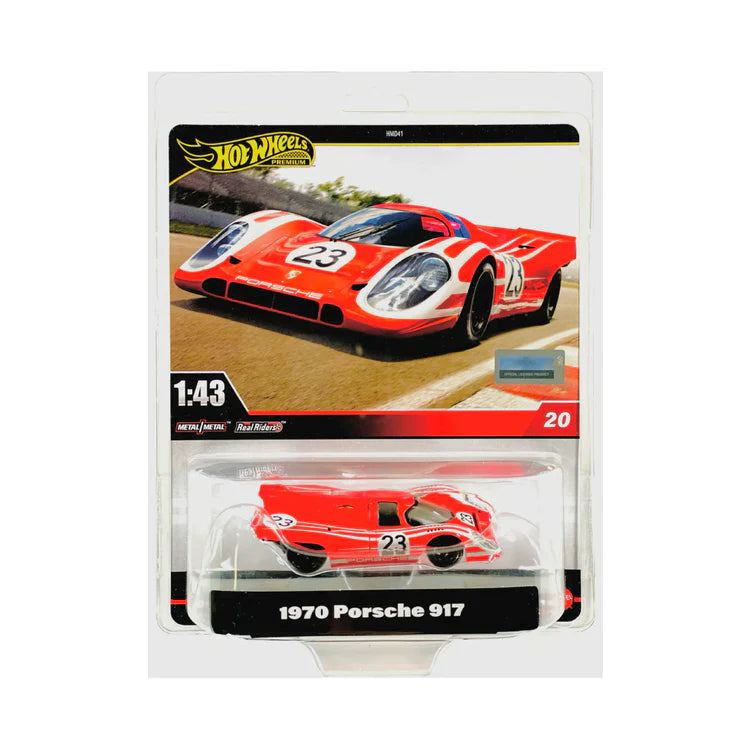 Hot Wheels Scale 1:43 Premium Vehicle Exclusive Collection - 1970 Porsche 917