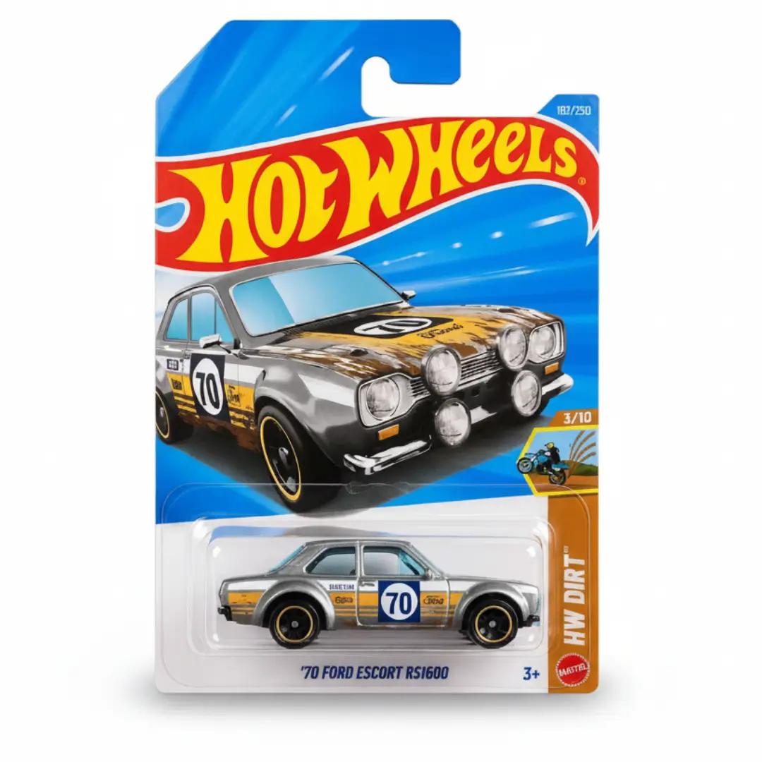 Hot Wheels Imported '70 Ford Escort RS1600 HW Dirt 182/250 1:64 Diecast Model Car