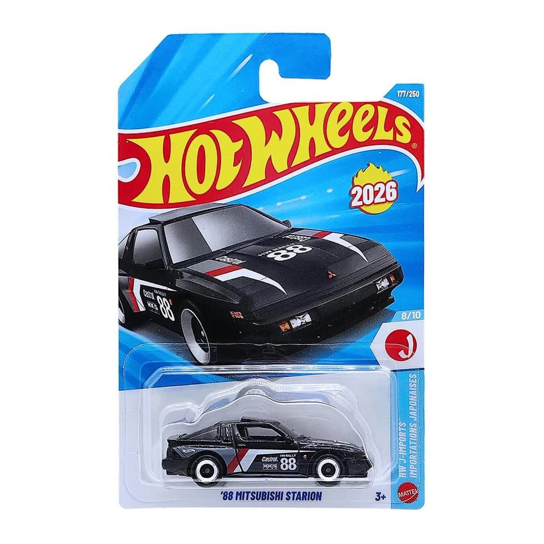 Hot Wheels Imported '88 Mitsubishi Starion HW J-Imports 177/250 1:64 Diecast Model Car