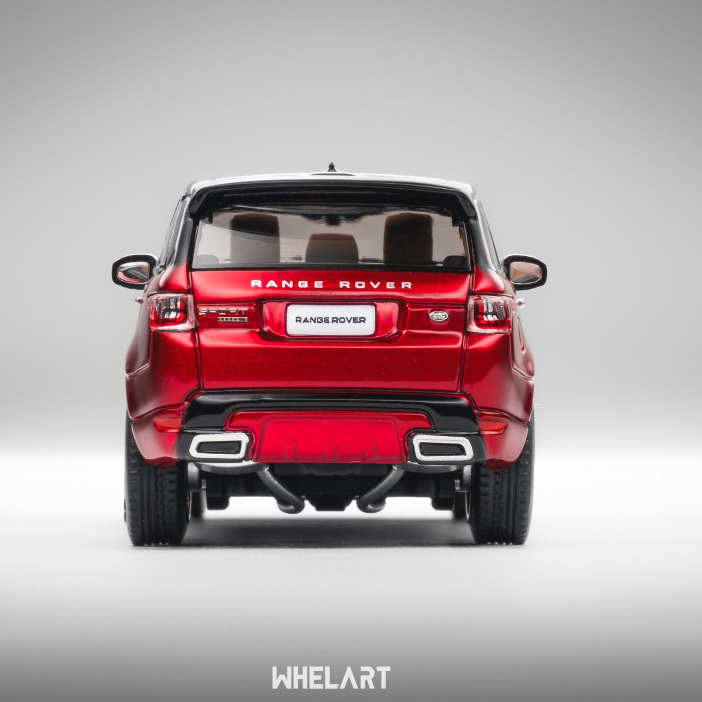 Whelart Range Rover Sport Red Edition 1:64 Die-Cast Model Car with Acrylic Display Case